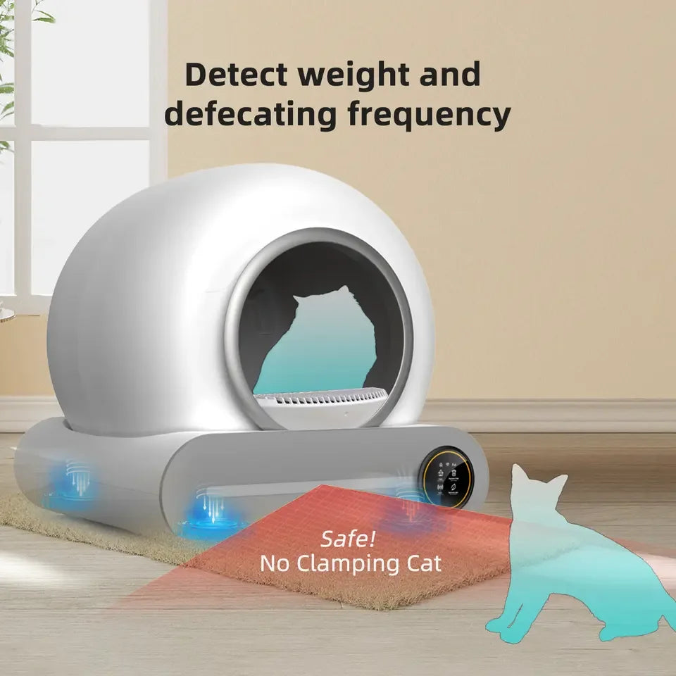 Automatic Self-Cleaning Cat Litter Box ( APP Control )